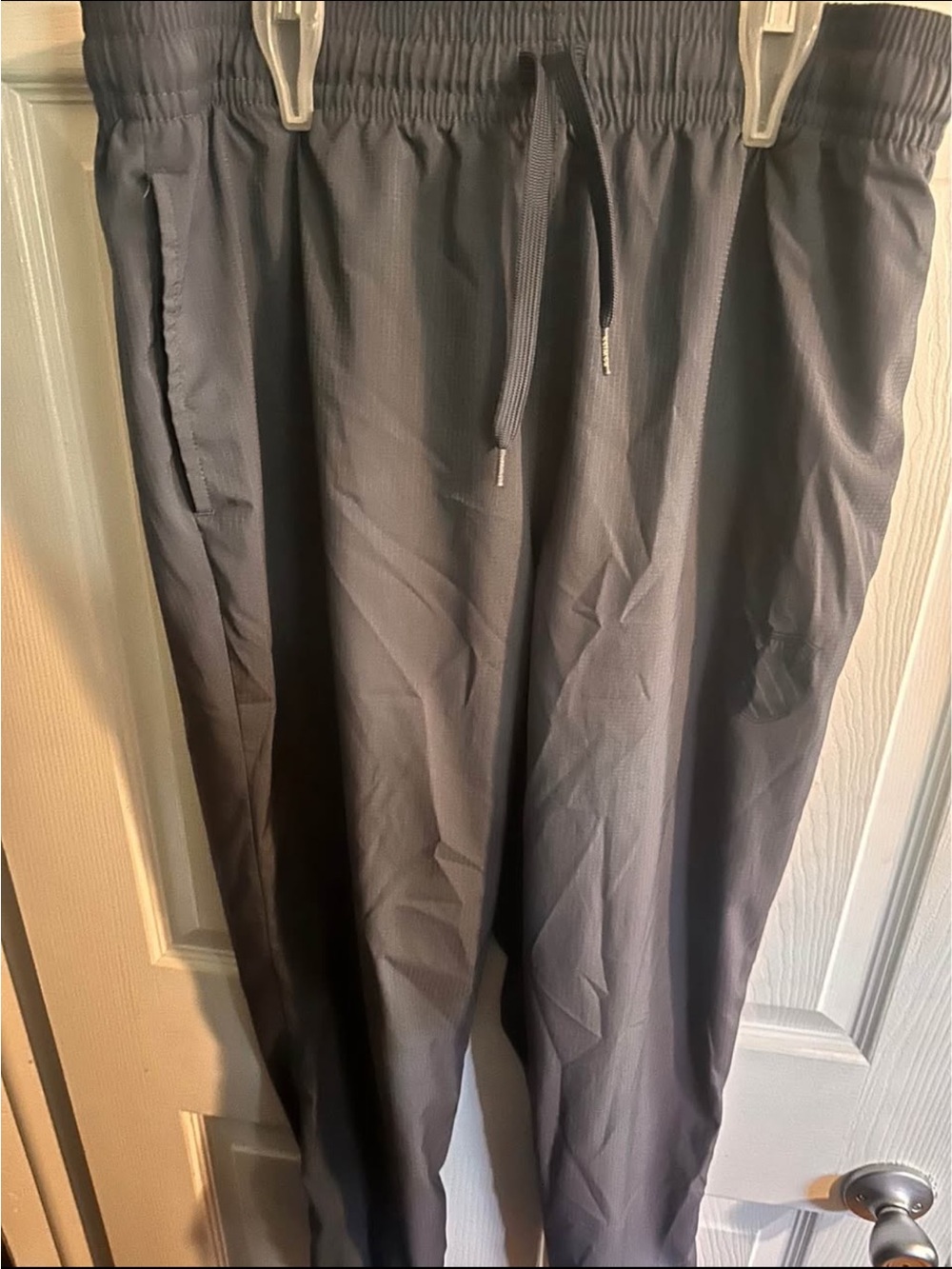 K-Swiss Black Track Joggers with Drawstring L